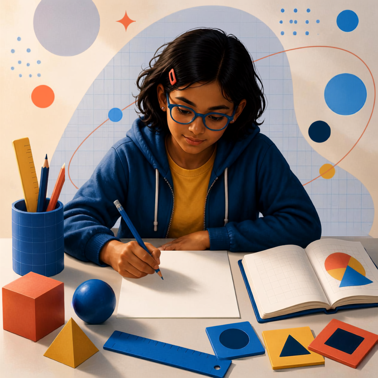 Maths learning illustration